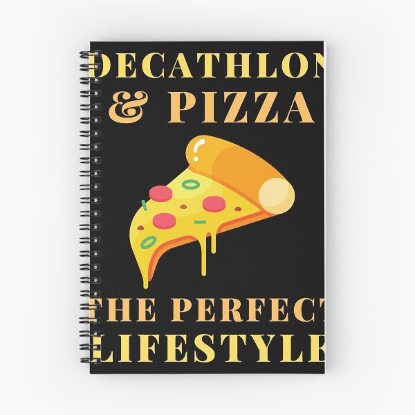 Item preview, decathlon and pizza lifestyle designed and sold by SnowballStep.