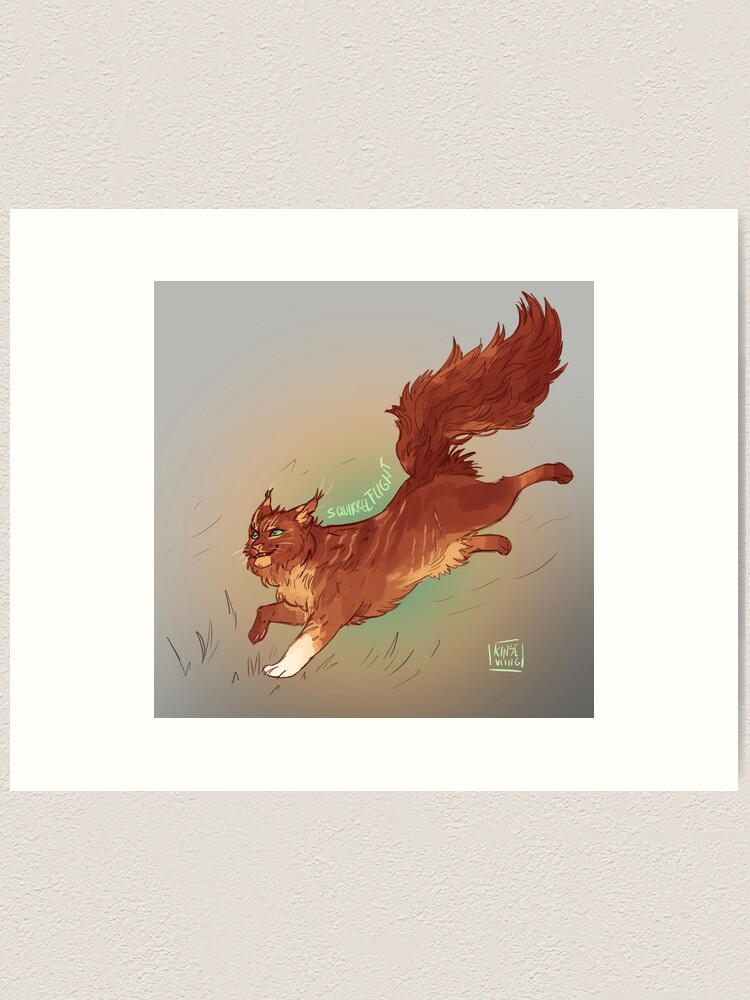 Squirrelflight (Warrior Cats) - Dandelions Art - Digital Art, Animals,  Birds, & Fish, Cats & Kittens, Non-Pedigreed Cats, Tabby & White Cat -  ArtPal