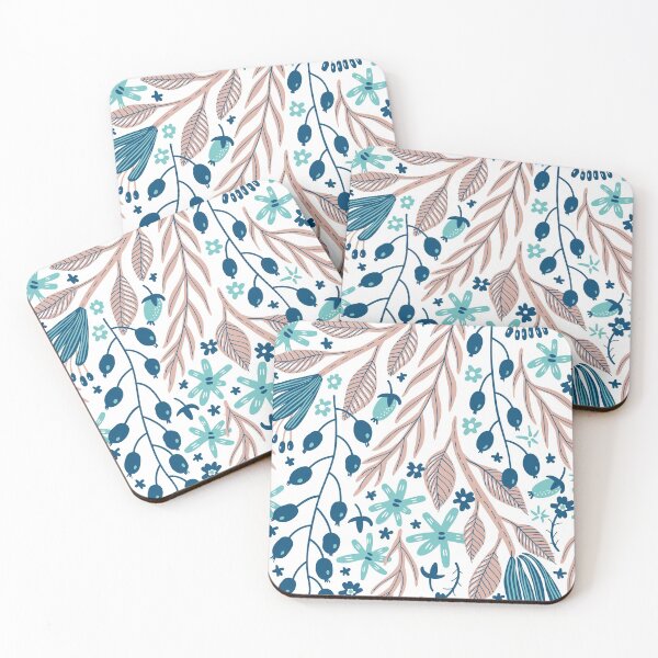 Item preview, Flowers and Berries designed and sold by ThrowPillows.