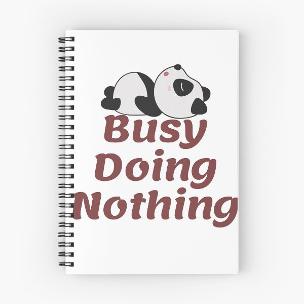 Item preview,  Busy Doing Nothing, Panda is lazy and funny  designed and sold by Bachirdz.