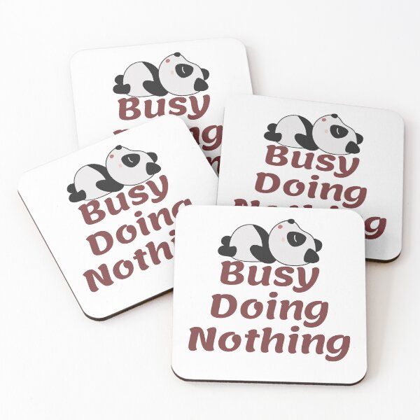Item preview,  Busy Doing Nothing, Panda is lazy and funny  designed and sold by Bachirdz.
