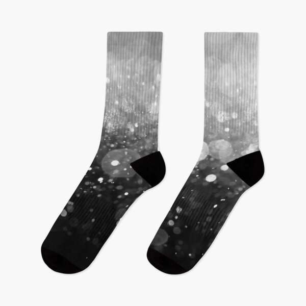 Item preview, Abstract white shiny lights on black background I designed and sold by fowons.