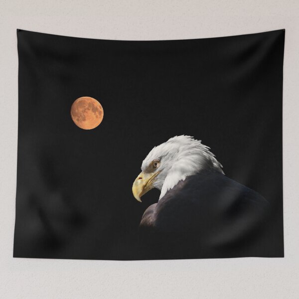 Item preview, Moonlit Bald Eagle designed and sold by cherylorraine.