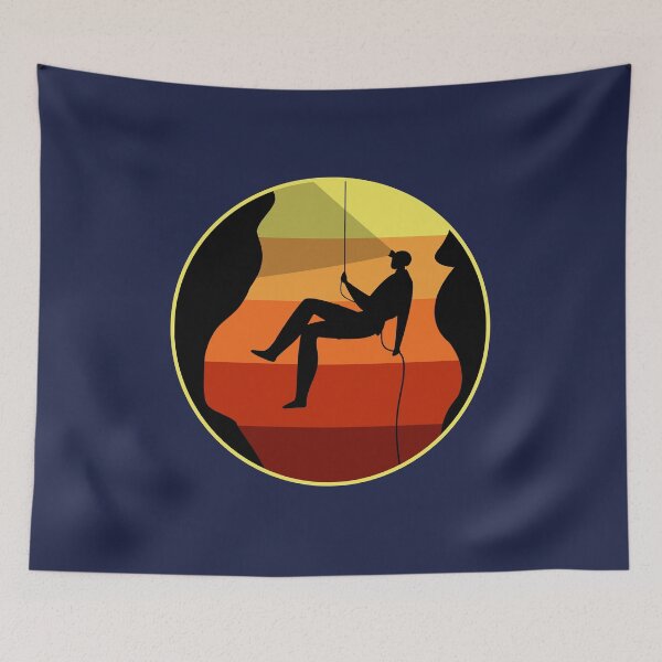 Item preview, Vintage Retro Caving Spelunking Rock Climbing Caver Gift designed and sold by TastefulTees.