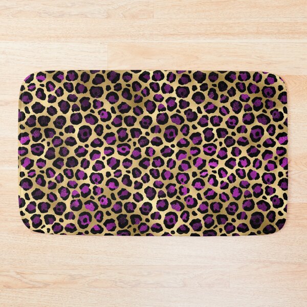 Item preview, Purple And Gold Leopard Spots designed and sold by virilamissa.