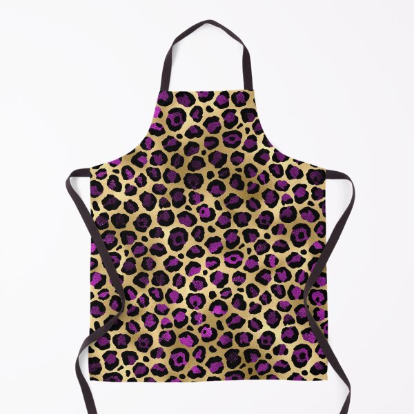 Item preview, Purple And Gold Leopard Spots designed and sold by virilamissa.