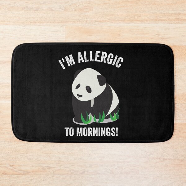 Item preview, I'm allergic to mornings Lazy Panda designed and sold by Happy-PrintZ.