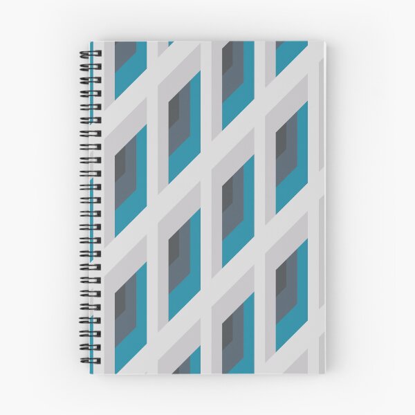 Item preview, Blue Windows on a white building facade abstract illustration designed and sold by Thecolorschemer.