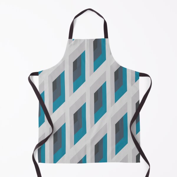 Item preview, Blue Windows on a white building facade abstract illustration designed and sold by Thecolorschemer.