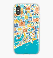 Vinilo o funda para iPhone Barcelona City Cartel del mapa