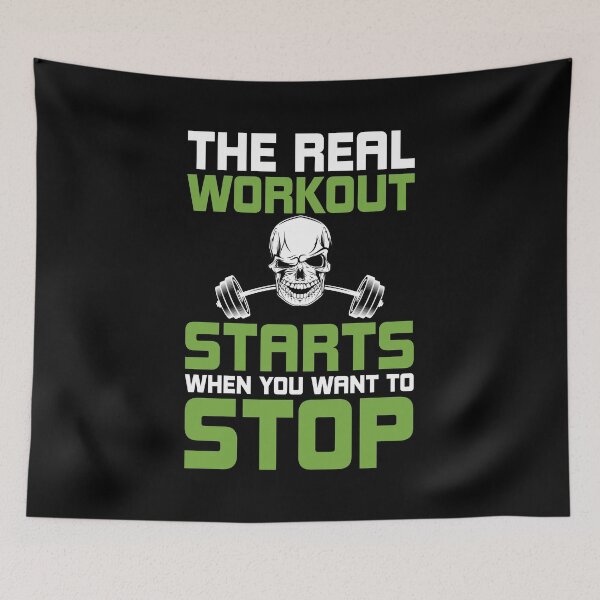 Item preview, The real workout starts when you want to stop designed and sold by karim Najjar.