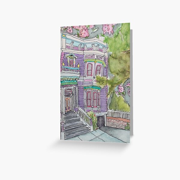 San Francisco Houses #9 Greeting Card