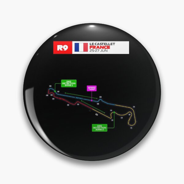 Item preview, French Grand Prix Calendar Formula Race Car Circuit Name 2021 designed and sold by OnlyPrint20.