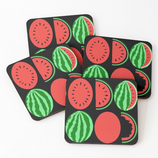 Item preview, Juicy Watermelons Black Summer Fruits Design designed and sold by SemDesigns1.