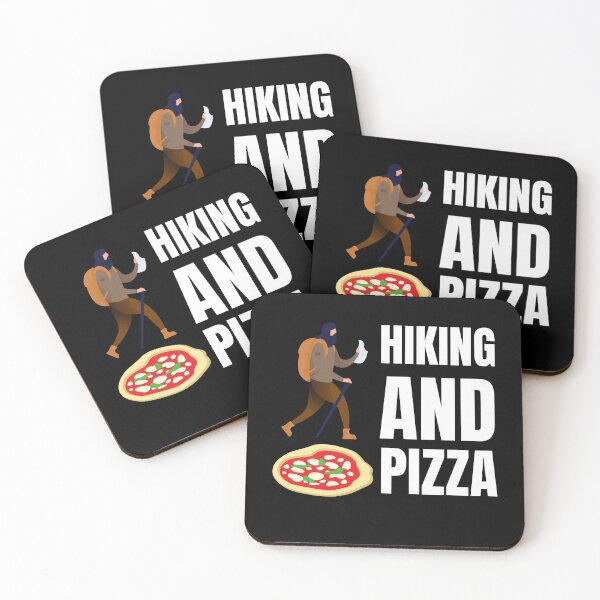 Item preview, Hiking And Pizza designed and sold by vibrantyy.