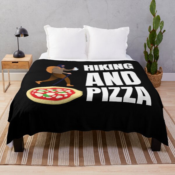 Item preview, Hiking And Pizza designed and sold by vibrantyy.