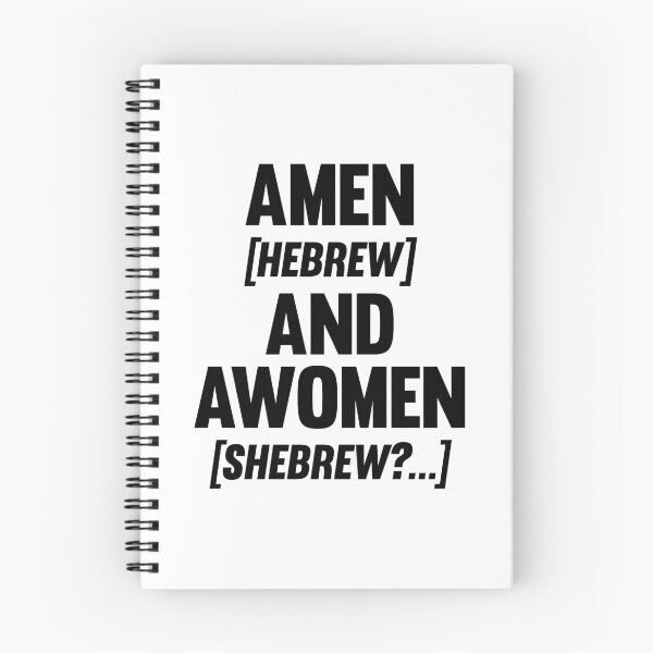Item preview, Amen And Awomen (Black) Funny designed and sold by BunnyPrinceDegn.