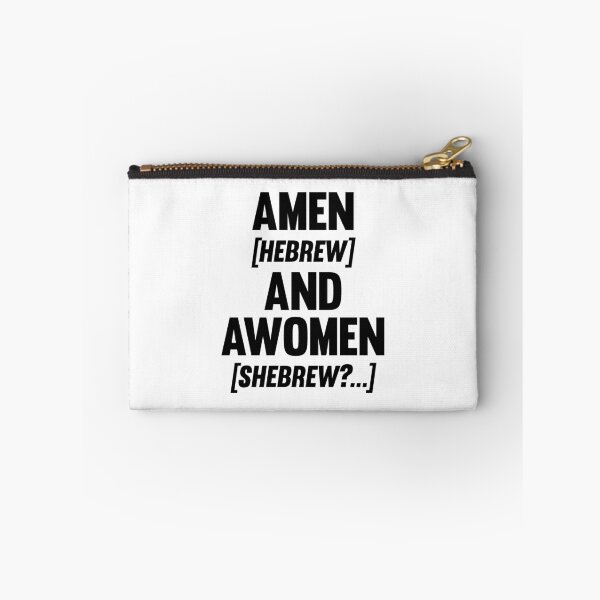 Item preview, Amen And Awomen (Black) Funny designed and sold by BunnyPrinceDegn.