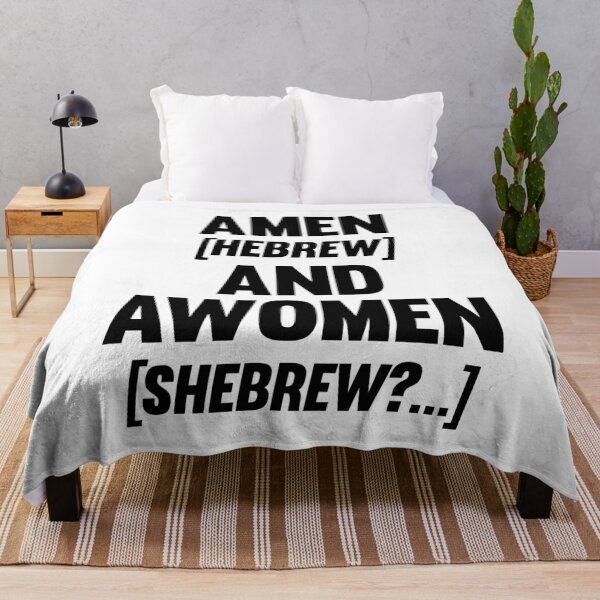 Item preview, Amen And Awomen (Black) Funny designed and sold by BunnyPrinceDegn.