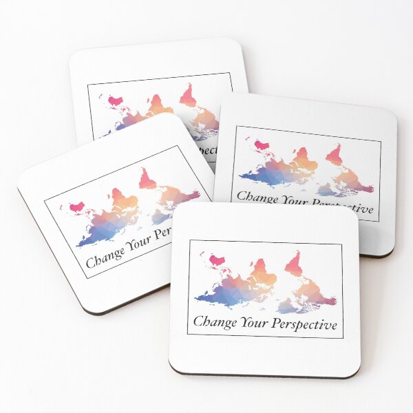 Item preview, Upside-down World Map Change Your Perspective designed and sold by BrittSombroek.