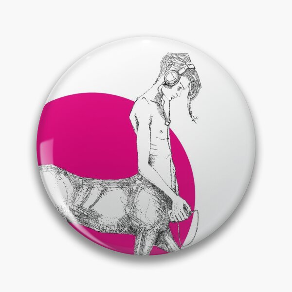 Item preview, Young centaur with headphones and mp3 player, magenta designed and sold by Francesco Carli.