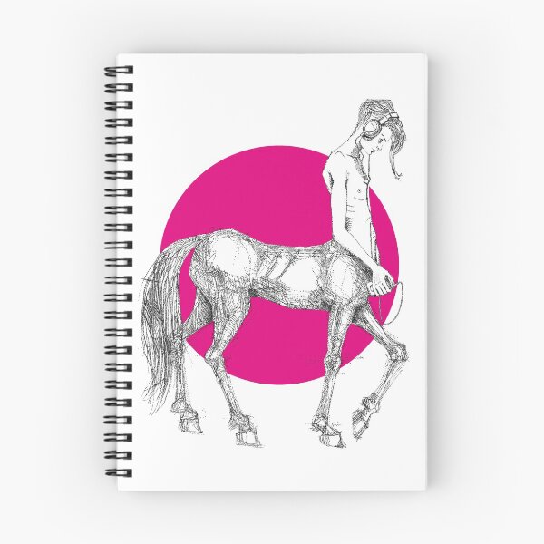 Item preview, Young centaur with headphones and mp3 player, magenta designed and sold by Francesco Carli.