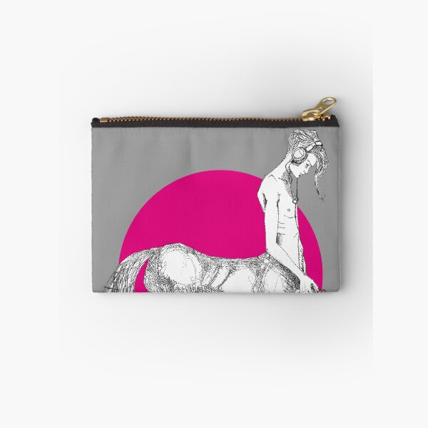 Item preview, Young centaur with headphones and mp3 player, magenta designed and sold by Francesco Carli.