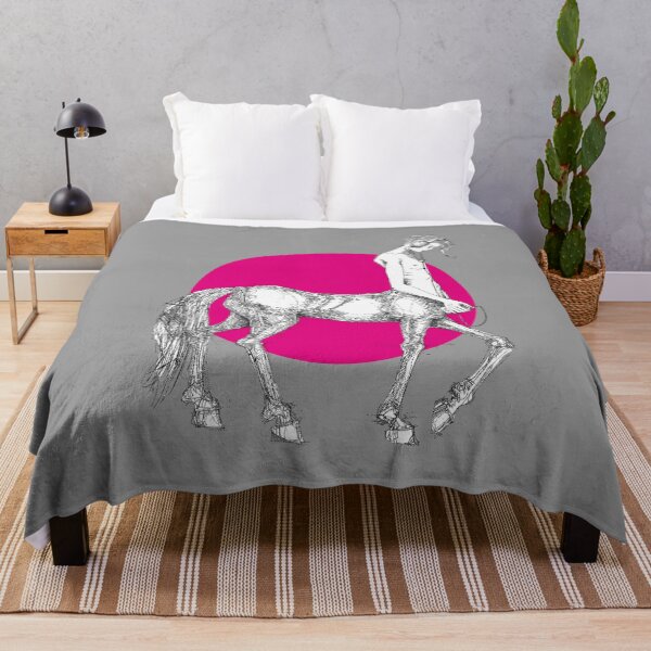 Item preview, Young centaur with headphones and mp3 player, magenta designed and sold by Francesco Carli.