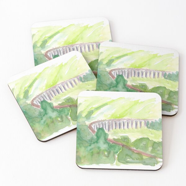Item preview, Glenfinnan Viaduct  West Highland Line in all Green designed and sold by artshop77.