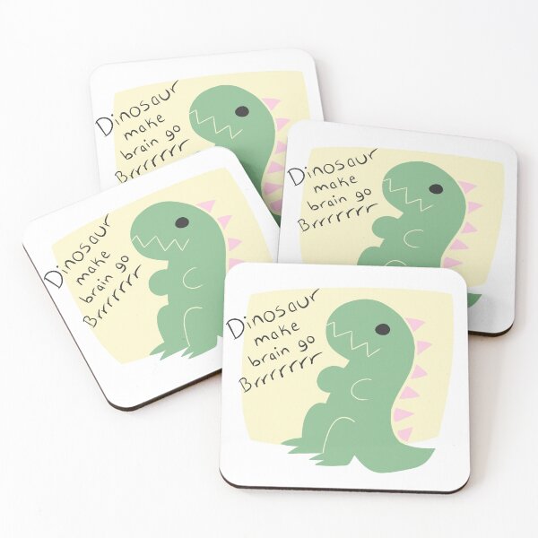 Item preview, Dinosaur Make Brain go Brrrrr designed and sold by Rubispiritwolf.
