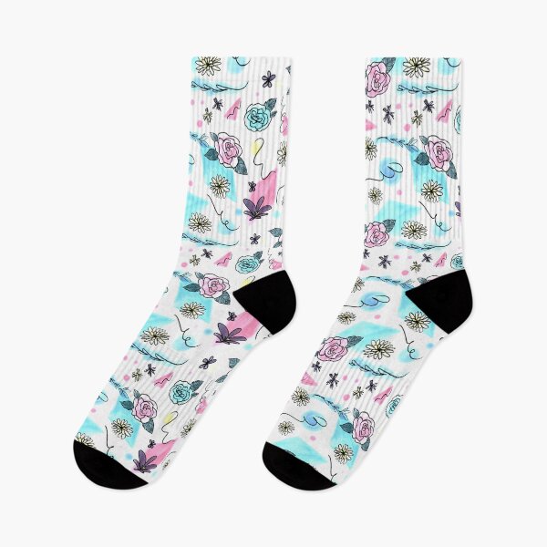 Item preview, Pastel flower pattern designed and sold by Natz-.
