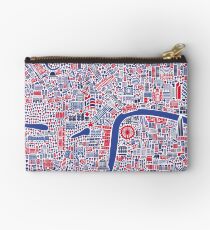 London City Map Poster Studio Pouch