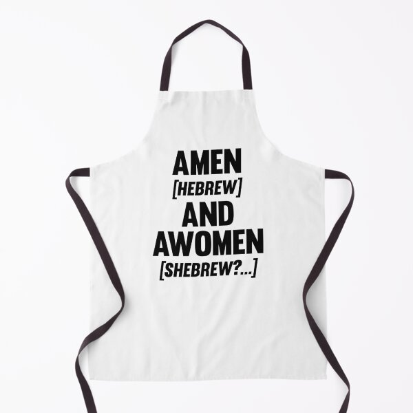 Item preview, Amen And Awomen (Black) Funny designed and sold by BunnyPrinceDegn.