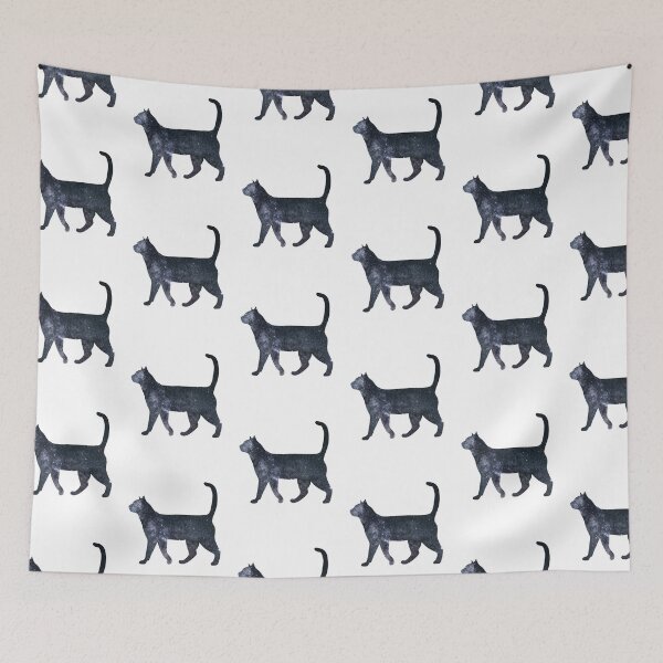 Item preview, Cat night sky with stars designed and sold by kickingdesigns.