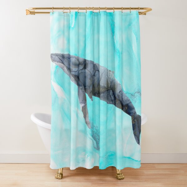 Item preview, Original Alcohol Ink Whale in Ocean designed and sold by Sonagiart.