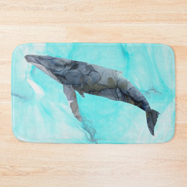 Item preview, Ballena de tinta de alcohol original en el océano designed and sold by Sonagiart.