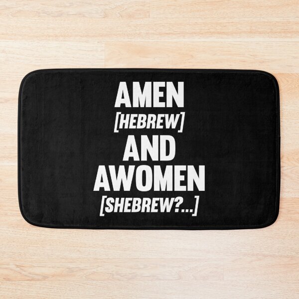 Item preview, Amen And Awomen (White) Funny designed and sold by BunnyPrinceDegn.
