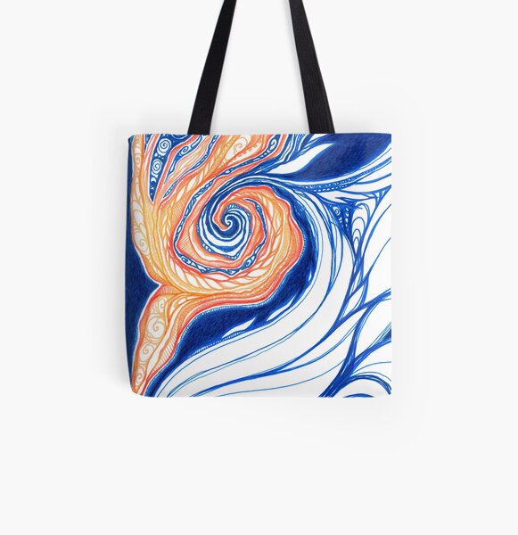 Rekindled Embers All Over Print Tote Bag