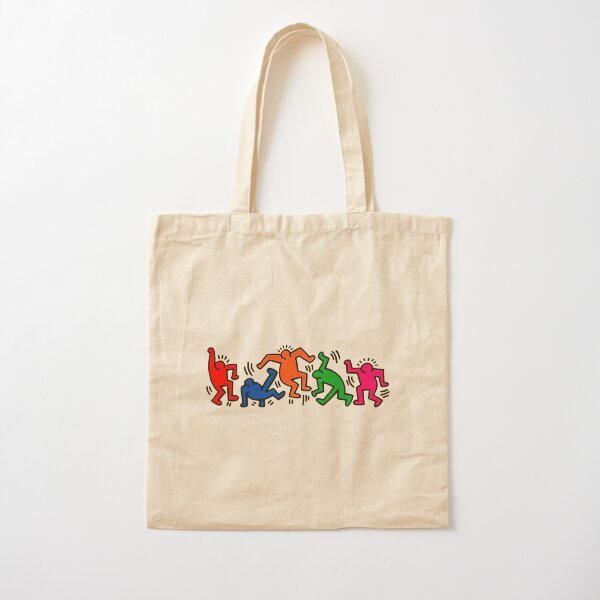 dancing together pop art Cotton Tote Bag