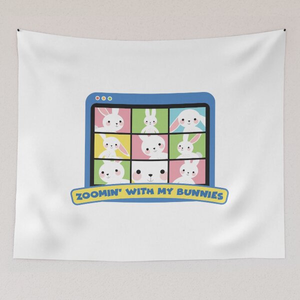 Item preview, Video Call with my Bunnies - funny easter quarantine designed and sold by Moritz Schwäble.