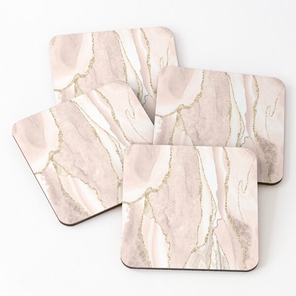 Item preview, Blush Pink and Gold Agate Geode  designed and sold by OliviaAndAva.