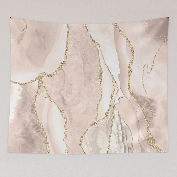 Item preview, Blush Pink and Gold Agate Geode  designed and sold by OliviaAndAva.