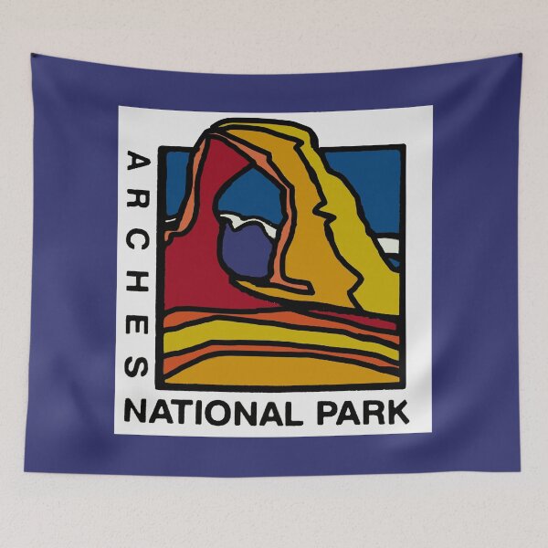 Item preview, Arches National Park Decal designed and sold by Decal Mania.