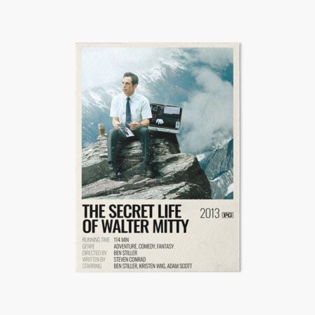 Artikel-Vorschau von Filmplakat „Das erstaunliche Leben des Walter Mitty“ (2013), designt und verkauft von sistertea.