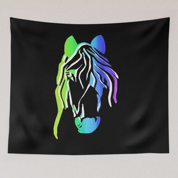Item preview, Colorful Horse Head designed and sold by Trace1234.