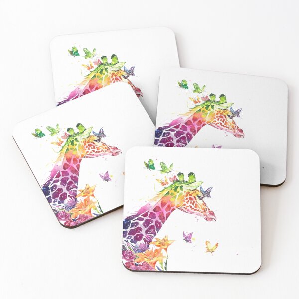 Item preview, Watercolor Giraffe  / Jungle / Wild Giraffe / Giraffe / Boho Giraffe / Sticker / Light designed and sold by AnnaWander.