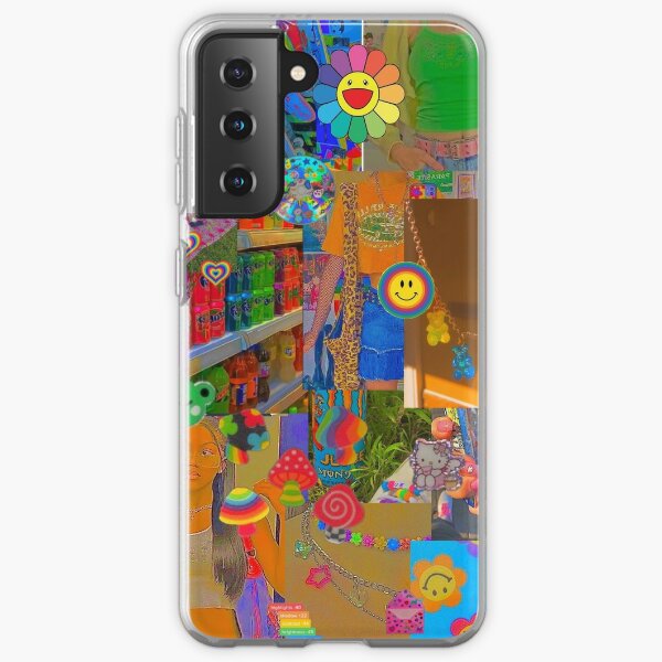 بلالين هيليوم Coque Samsung Galaxy « Esthétique du moodboard indie pour enfant » par -softbagels-