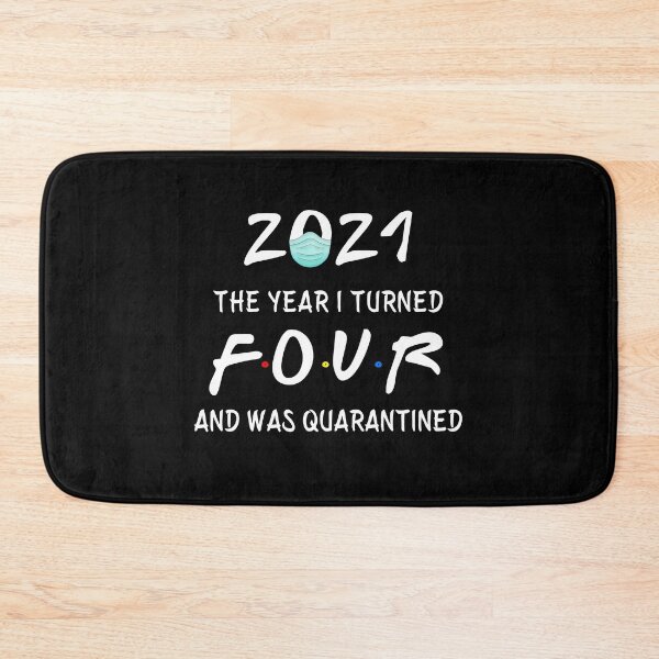 Item preview, 2021 I Turned 4 and was Quarantined Birthday 2021 baby designed and sold by AnimaLovers.
