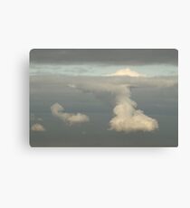 Cloud Breaks Through Cloud Canvas Print