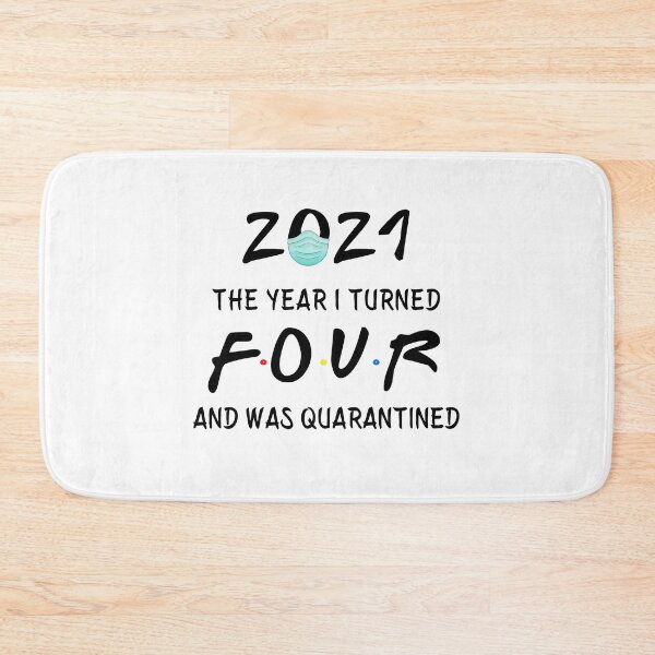 Item preview, 2021 I Turned 4 and was Quarantined Birthday 2021 baby designed and sold by AnimaLovers.